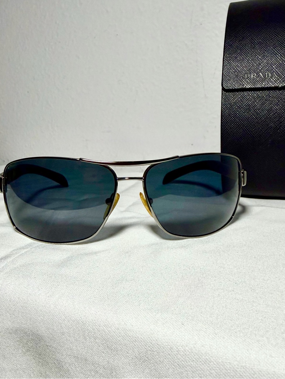 PRADA Linea Rossa SPS54I Men’s Vintage Polarized Sport Sunglasses - Gunmetal